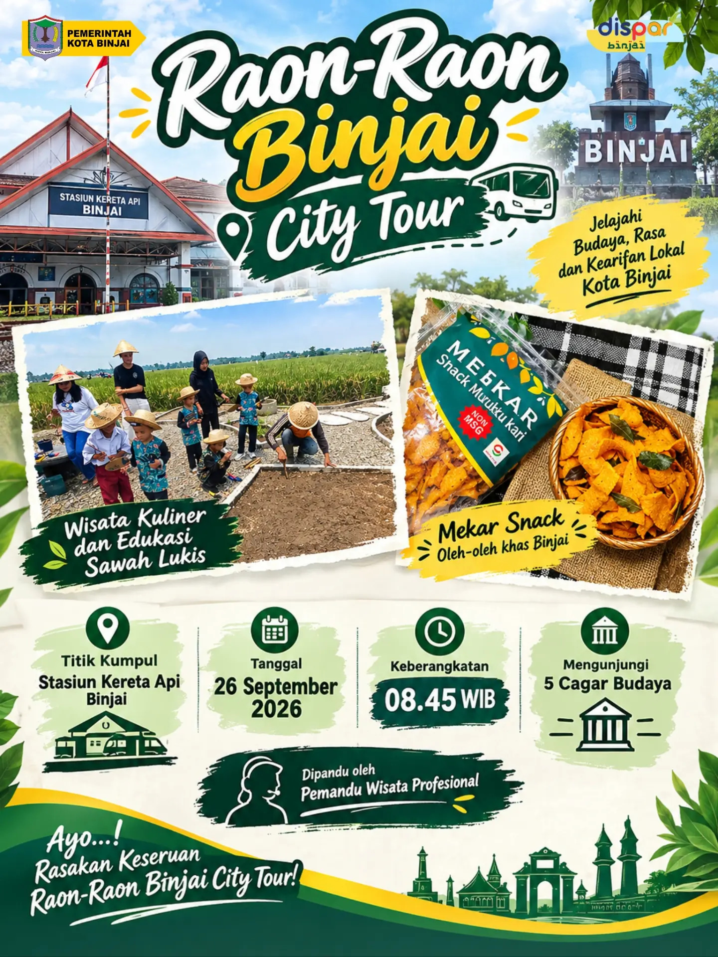  RAON-RAON BINJAI CITY TOUR  HARI INI